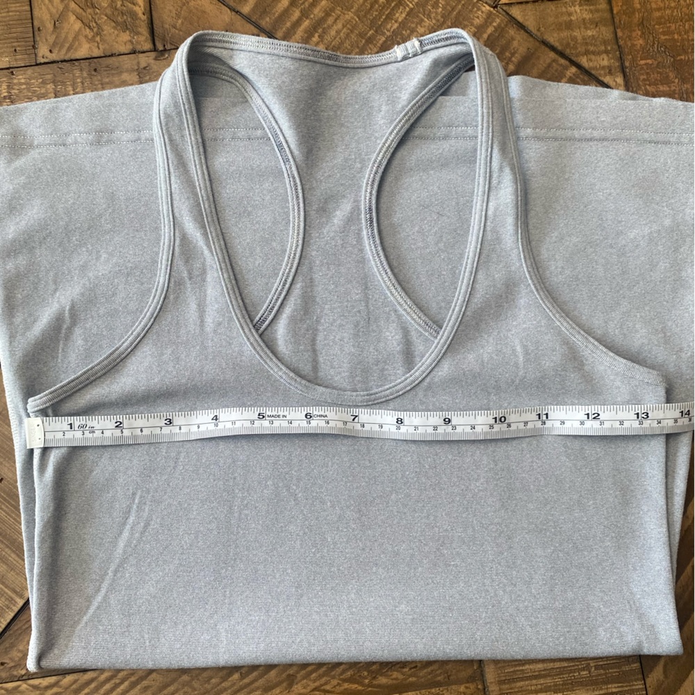 Lululemon Cool Racerback Tank - Light Gray - Picture 4 of 5